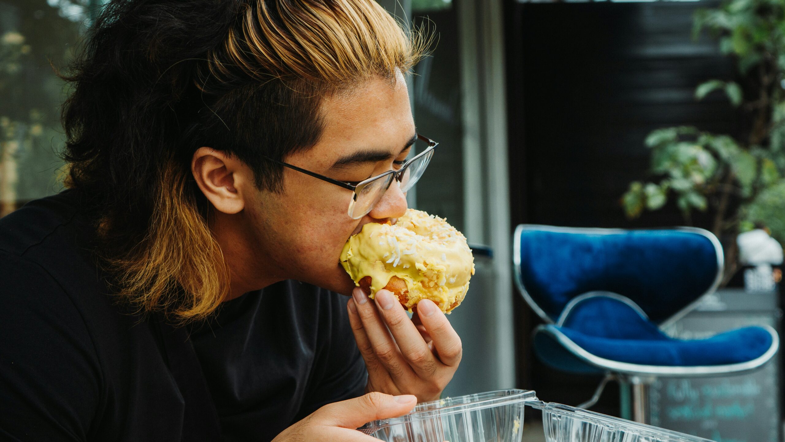 Así de gorda, la donut.